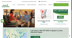 Desktop Screenshot of footsolutions.com